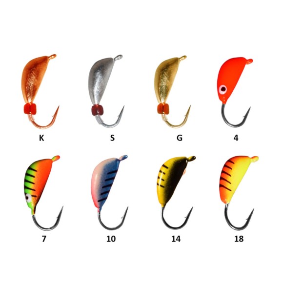 Bananmormyska M14 1.9g – Effektivt bete i flera färger