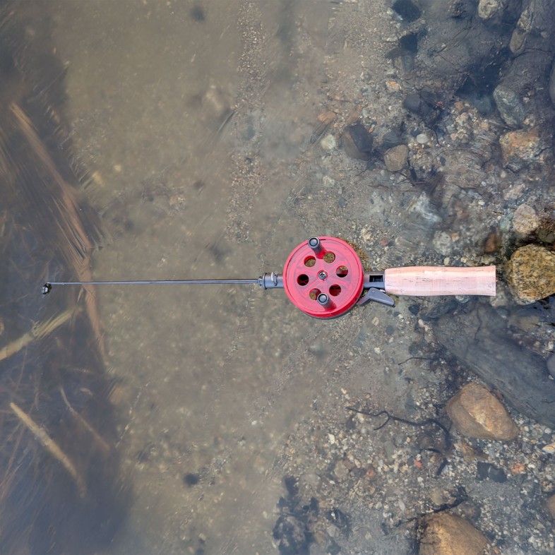 Pimpelspö Korkhandtag – Komfort och hållbarhet för isfiske