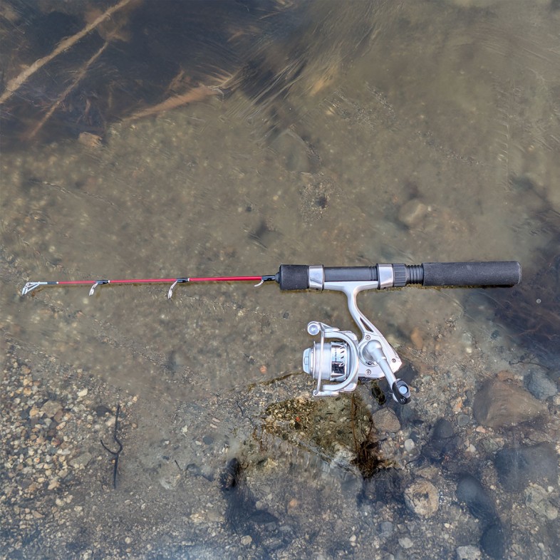 Isfiskecombo Hasp – Perfekt för röding, regnbåge och abborre