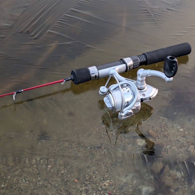 Isfiskecombo Hasp – Perfekt för röding, regnbåge och abborre