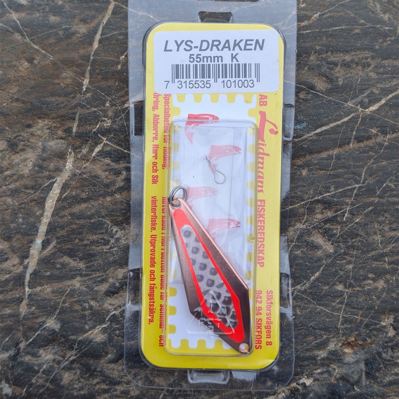 Lysdraken 55 mm – Klassiskt blänke för rödingfiske