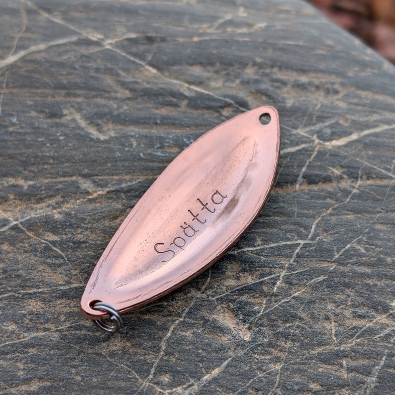 Lill-Spättan 57 mm – Klassiskt rödingblänke i koppar