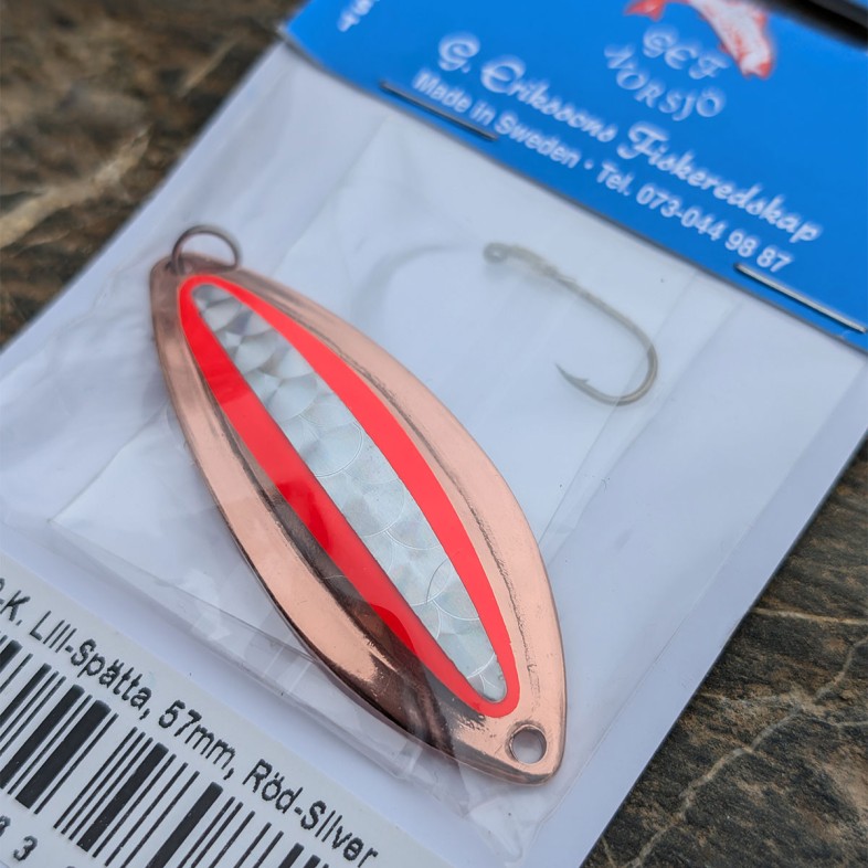 Lill-Spättan 57 mm – Klassiskt rödingblänke i koppar
