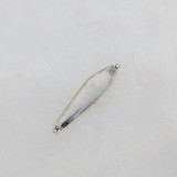 Mässing-Silver Pirk 65 mm – Handgjord för abborrfiske