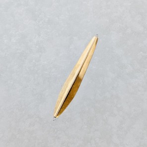 Mässing-Silver Pirk 65 mm – Handgjord för abborrfiske