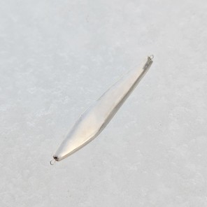 Mässing-Silver Pirk 65 mm – Handgjord för abborrfiske