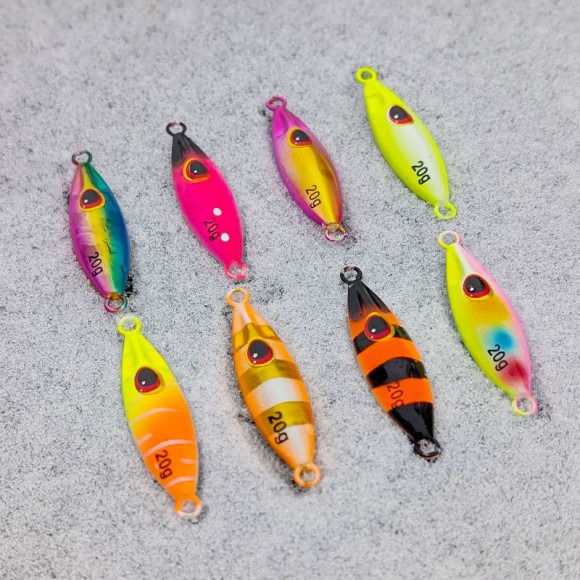 Drömpirken – Självlysande Pirk för Effektivt Fiske | 8 Färger