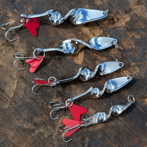 TwistBlade Skeddrag – Spiralformad Metallbete för Rovfisk | 7–28g