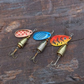 OMNIFISH Spinnare 8g – 3-pack mix för abborre & öring
