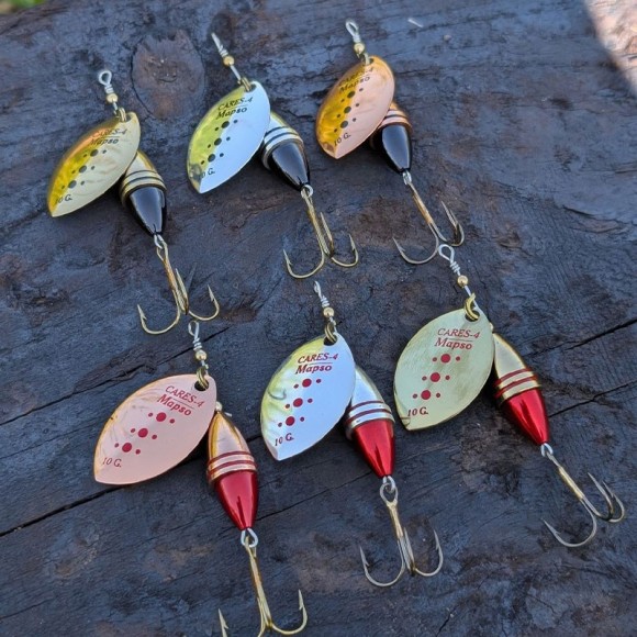 Cares-DEC Spinnare 10g – Effektiv Spinner för Abborre, Öring & Regnbåge