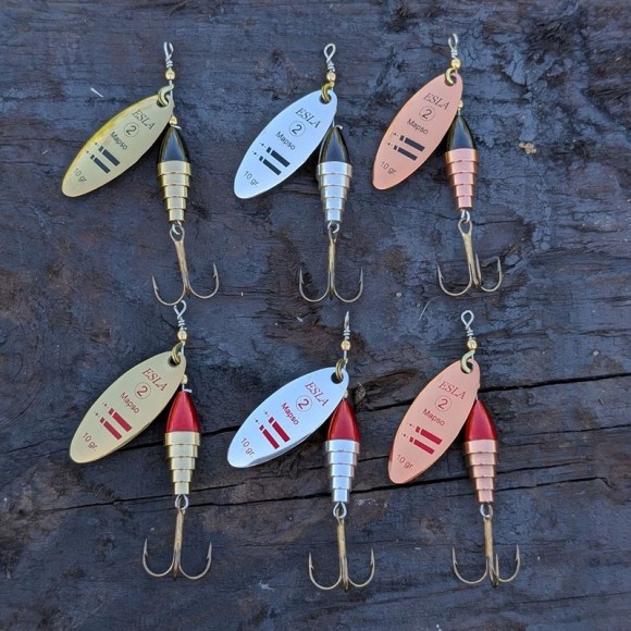 Esla-RAYAS Spinnare 10g – Djupgående Spinner för Abborre, Öring & Regnbåge