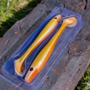 Strike Pro Pig Shad 50g – Gummibete för Stor Gädda (2-pack)