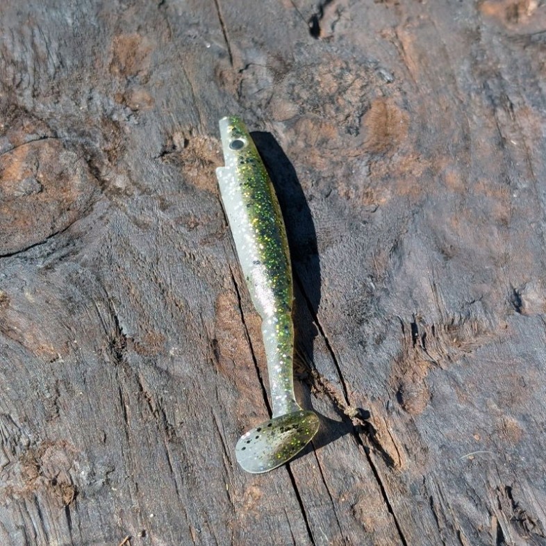 Strike Pro Piglet Shad 7g – Effektivt Gummibete för Gädda & Gös (6-pack)