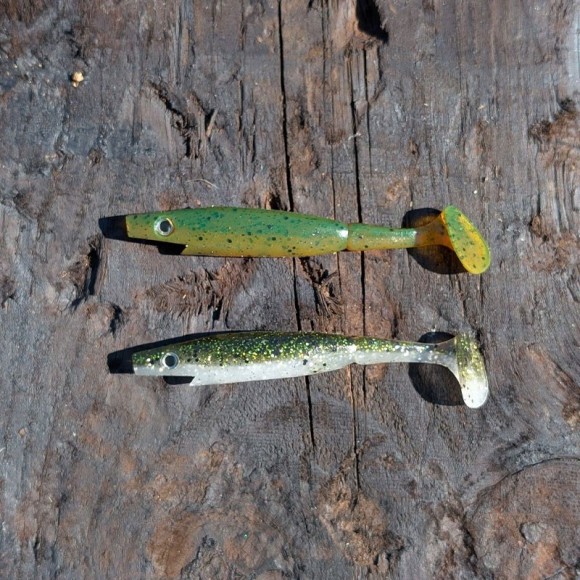 Strike Pro Piglet Shad 7g – Effektivt Gummibete för Gädda & Gös (6-pack)