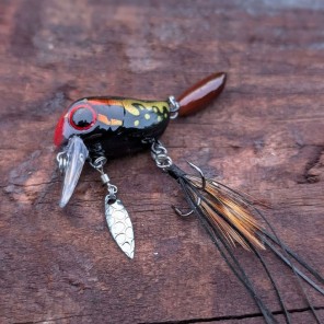 Micro Tappy Japanskt Bete 5 cm – Flytande Gruntgående för Abborre & Gädda