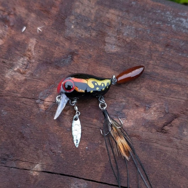 Micro Tappy Japanskt Bete 5 cm – Flytande Gruntgående för Abborre & Gädda