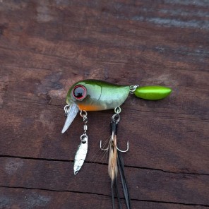 Micro Tappy Japanskt Bete 5 cm – Flytande Gruntgående för Abborre & Gädda