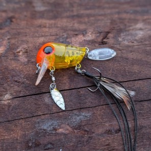 Micro Tappy Japanskt Bete 5 cm – Flytande Gruntgående för Abborre & Gädda