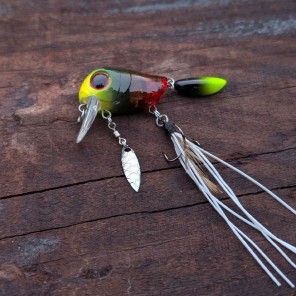 Micro Tappy Japanskt Bete 5 cm – Flytande Gruntgående för Abborre & Gädda