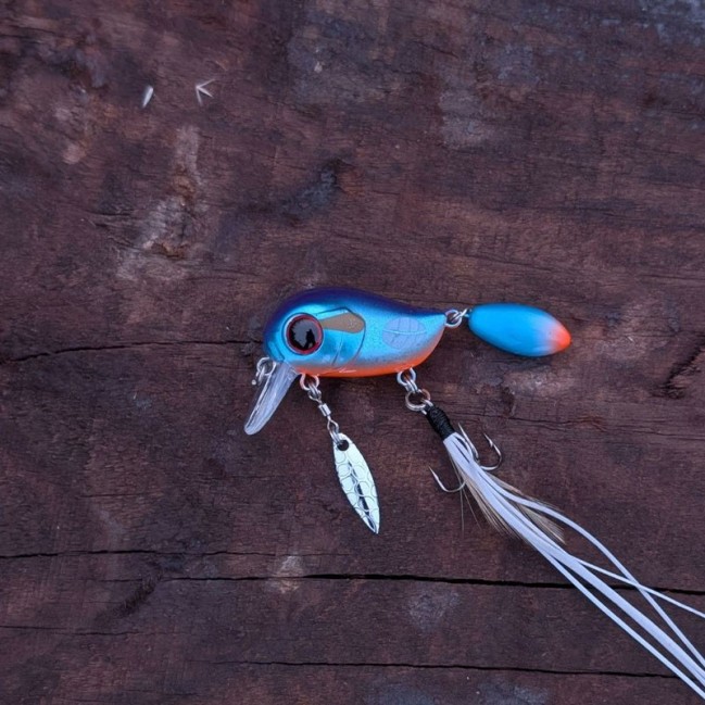 Micro Tappy Japanskt Bete 5 cm – Flytande Gruntgående för Abborre & Gädda