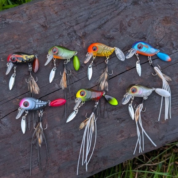 Micro Tappy Japanskt Bete 5 cm – Flytande Gruntgående för Abborre & Gädda